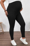 Bearsland Women's Plus Size Maternity Pants with Pockets