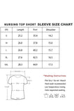 Bearsland Women's Maternity Shirt Casual Tops Side Split Pullovers Pregnancy Clothes