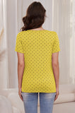 Bearsland Women's Short-Sleeve Crew-Neck Nursing Top