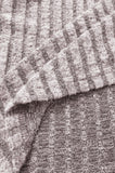 Bearsland Long-sleeved, high-necked ribbed maternity top