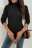 Bearsland Long-sleeved High-neck Maternity Top