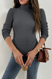 Bearsland Long-sleeved High-neck Maternity Top