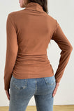 Bearsland Long-sleeved High-neck Maternity Top