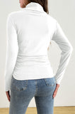 Bearsland Long-sleeved High-neck Maternity Top