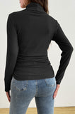 Bearsland Long-sleeved High-neck Maternity Top