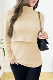 Bearsland Long-sleeved, high-neck autumn/winter nursing top
