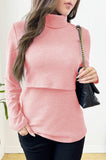 Bearsland Long-sleeved, high-neck autumn/winter nursing top