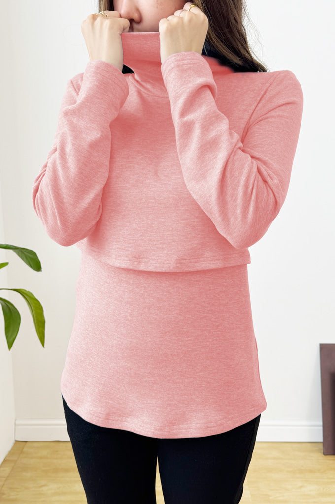 Bearsland Long-sleeved, high-neck autumn/winter nursing top