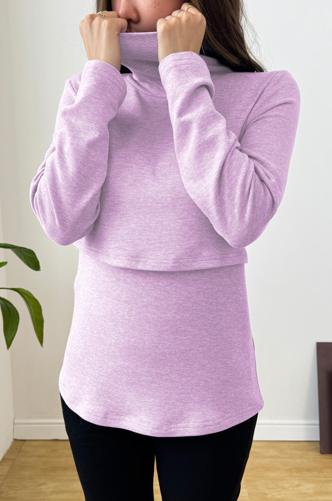 Bearsland Long-sleeved, high-neck autumn/winter nursing top