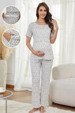 Bearsland Women's Summer Nursing Pajama Set