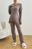 Bearsland Long-sleeved Ribbed Maternity Pyjama Set