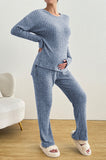 Bearsland Long-sleeved Ribbed Maternity Pyjama Set
