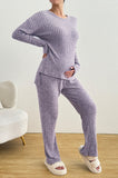 Bearsland Long-sleeved Ribbed Maternity Pyjama Set