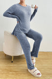 Bearsland Long-sleeved Ribbed Maternity Pyjama Set