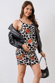 Bearsland Printed Maternity Dress with Straps