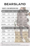 Bearsland Long-sleeved Crew-neck Maternity Set with Slit Hem and Tie Straps
