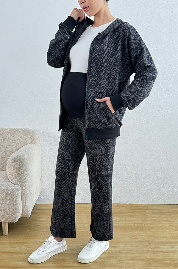 Bearsland Long-sleeved Maternity Hooded Set