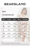 Bearsland Long-sleeved Floral Nursing Dress