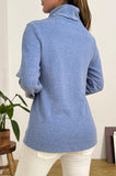 Bearsland Long-sleeved High-neck Nursing Top with Pockets