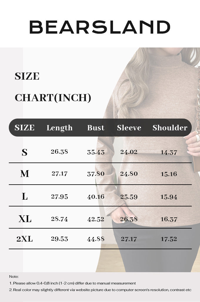 Bearsland Long-sleeved High-neck Nursing Top