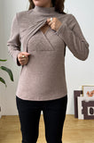 Bearsland Long-sleeved High-neck Nursing Top