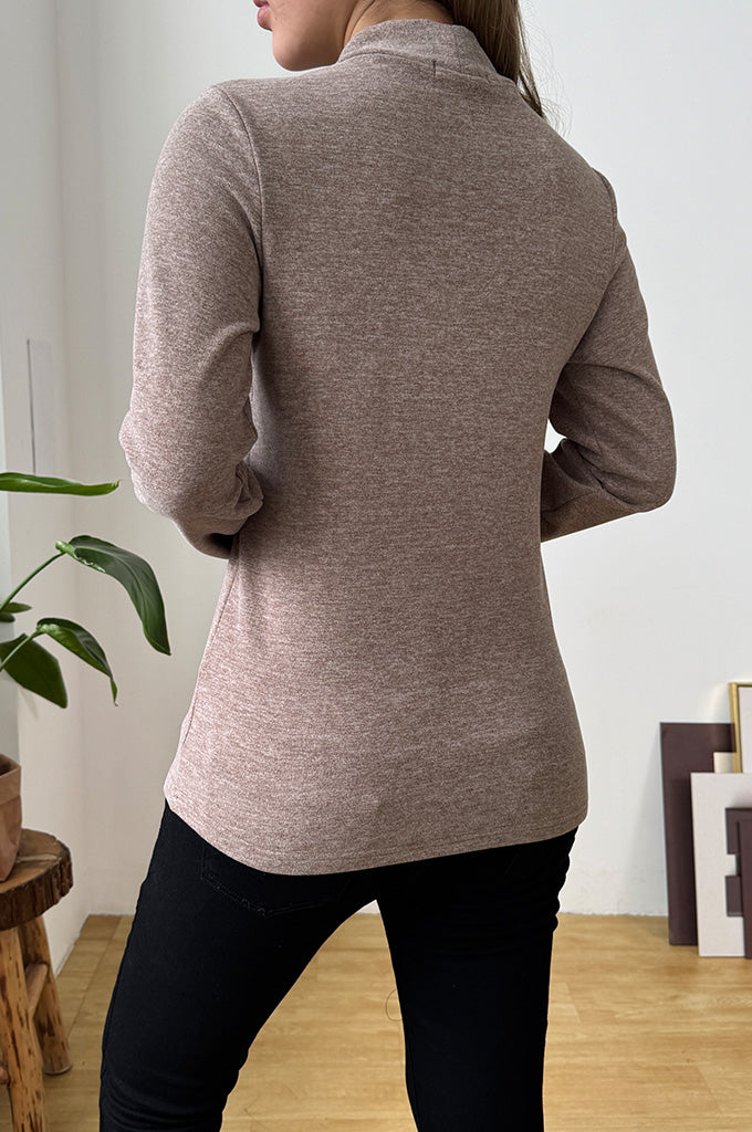Bearsland Long-sleeved High-neck Nursing Top