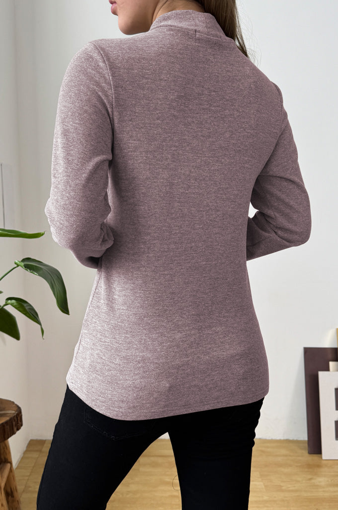 Bearsland Long-sleeved High-neck Nursing Top
