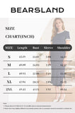 Bearsland Colour-Block Striped Slit Maternity Dress