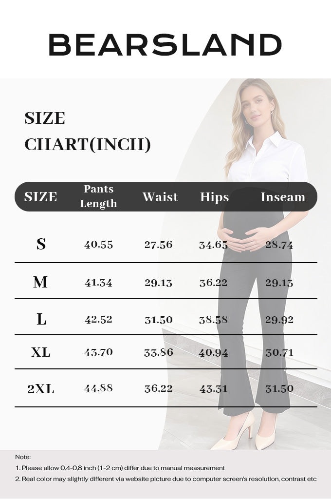 Bearsland Maternity Slit Trousers