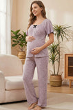 Bearsland Women's Maternity Pajama Set