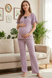 Bearsland Women's Maternity Pajama Set