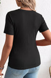 Bearsland Women's Ribbed Solid-Color Nursing Top