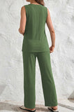 Bearsland Women's Maternity Tank Top Set  Adjustable Waistband