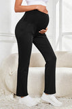 Bearsland Women's Plus Size Maternity Pants with Pockets