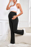 Bearsland Women's Plus Size Maternity Pants with Pockets