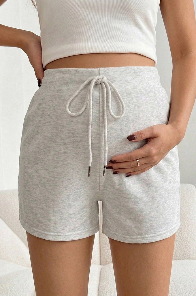 Bearsland Women's Maternity Shorts  Adjustable Waistband
