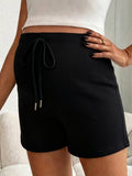 Bearsland Women's Maternity Shorts  Adjustable Waistband