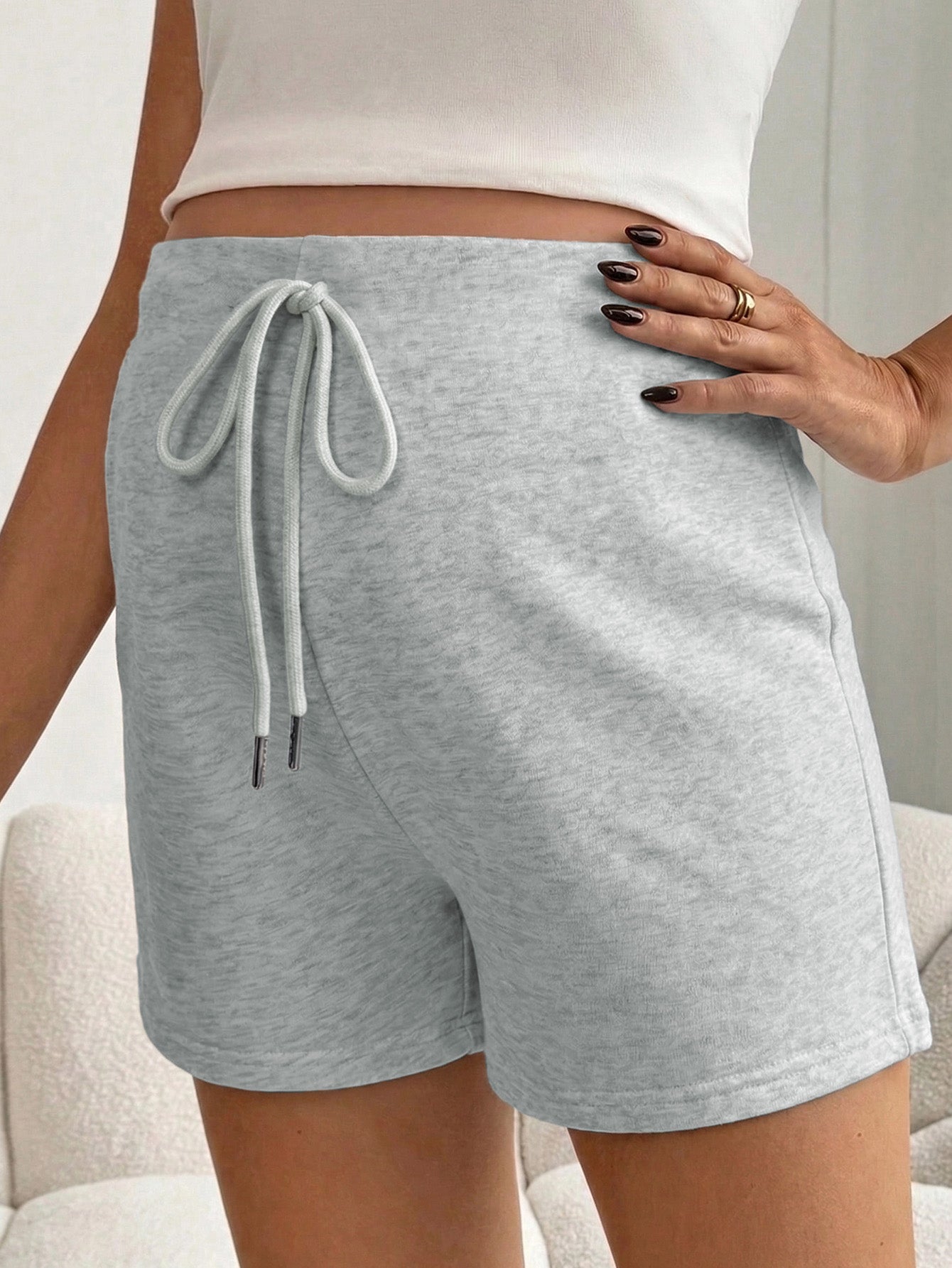 Bearsland Women's Maternity Shorts  Adjustable Waistband