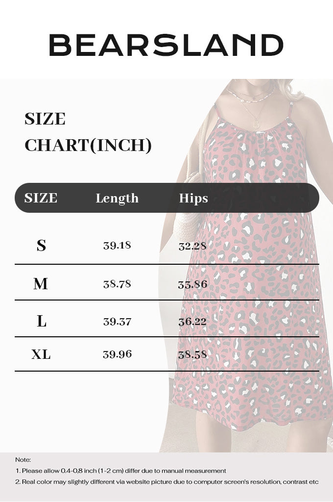 Bearsland Women's Strapless Leopard-Print Maternity Dress
