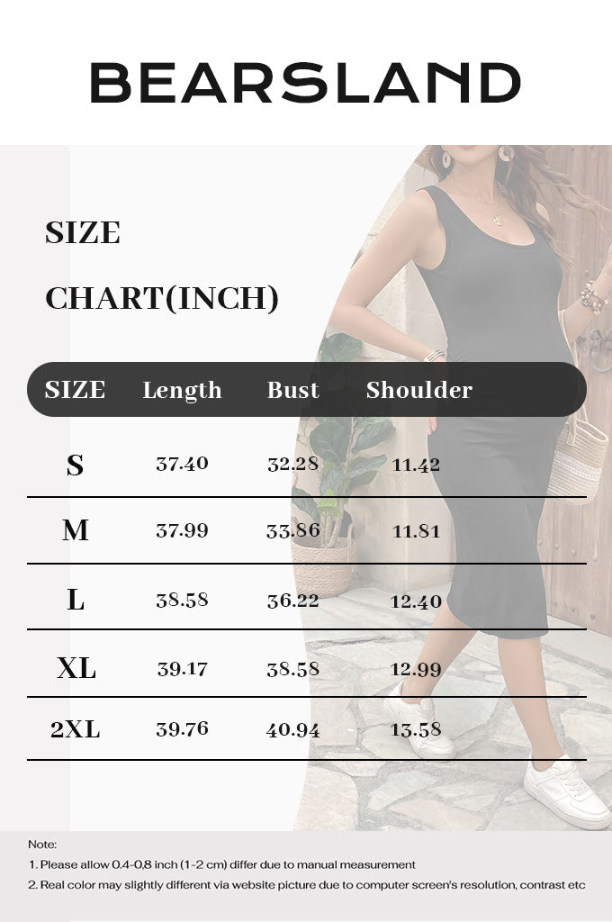Bearsland Maternity Tank Dress
