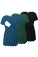 Black & Vivid Blue & Deep Green