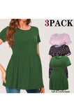 Bearsland Scoop Neck Short Sleeve  Maternity Tops